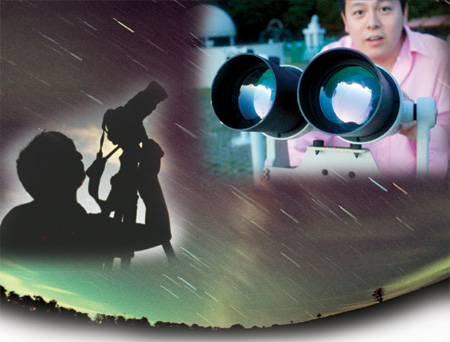 Stargazers wish for shooting stars