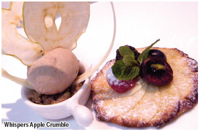 Apple crumble, a healthy delight