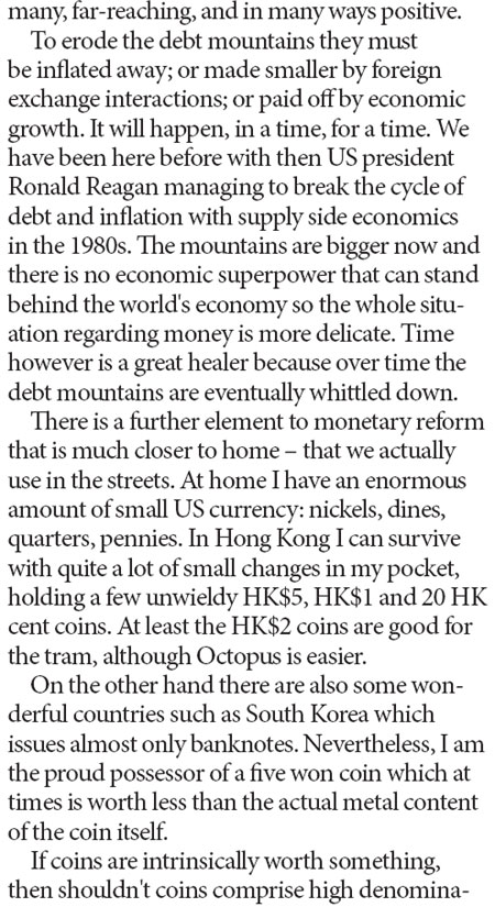 Time to think about real vs paper money