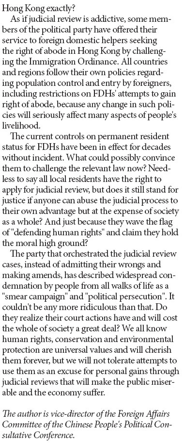 Orchestrated judicial review cases are sugar-coated poison