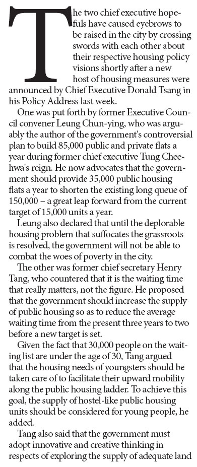 Who will foot the bill if we increase the housing supply?