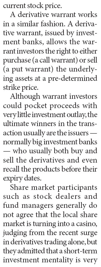 Is the stock market becoming a casino?