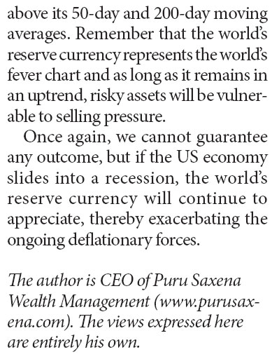 Odds continue to favor downsides for stocks, no certainty in sight
