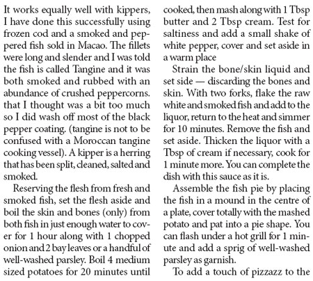 Fish pie is both the farmer's delight and the fisherman's darling