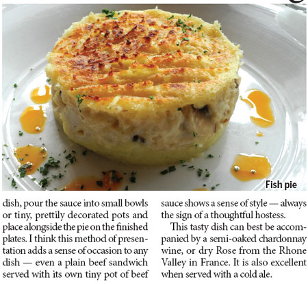 Fish pie is both the farmer's delight and the fisherman's darling