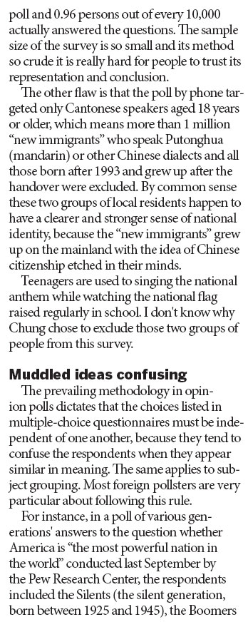 Is Chung Ting-yiu a qualified researcher in social science?