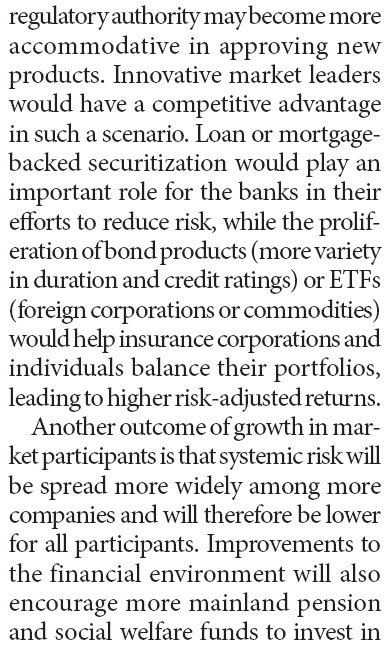 China's financial sector to come under int'l investors' spotlight