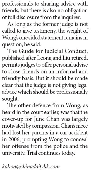 Wong names ex-judges in embezzlement case