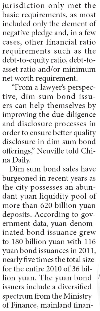 Investors raise the bar on dim sum bond investments