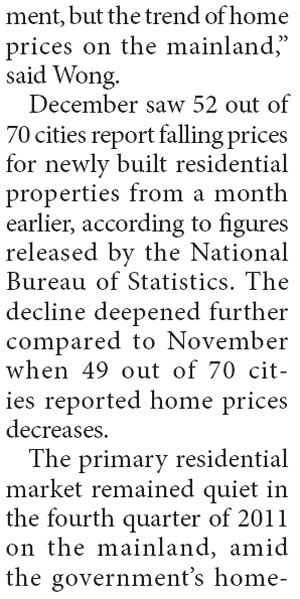 Mainland developers stocks up on home support news