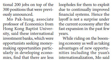 Mainland financial services firms chase opportunities in HK