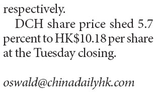 DCH sets up JV for food processing business