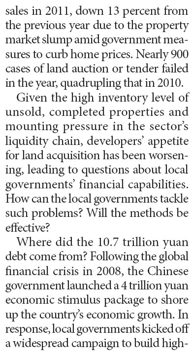 More local govt revenue streams may help solve their debt woes