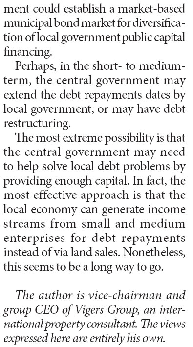 More local govt revenue streams may help solve their debt woes