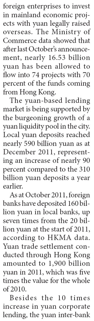 Benchmark yuan lending rate on horizon