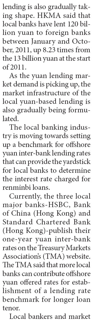 Benchmark yuan lending rate on horizon