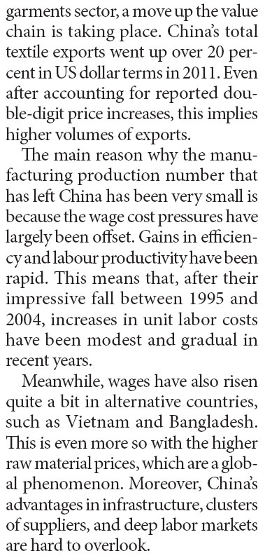 Despite rising labor and other costs, China's export sector is doing fine