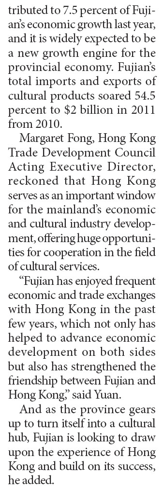 Fujian seeking investment for 150 culture projects