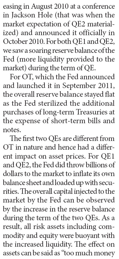 Three major magic tricks by the Fed in the past four years