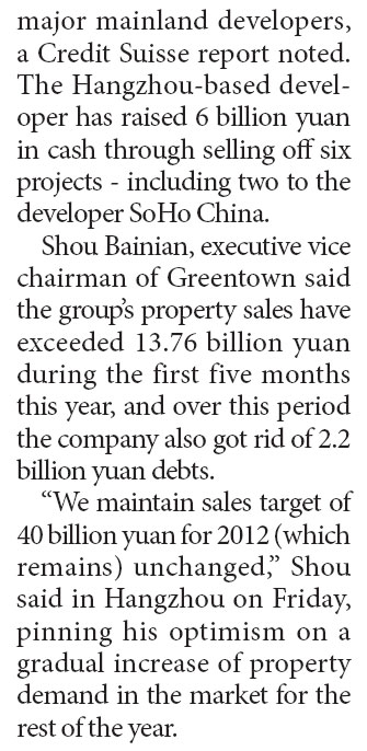 Greentown China and Wharf in HK$5.1b partnership agreement