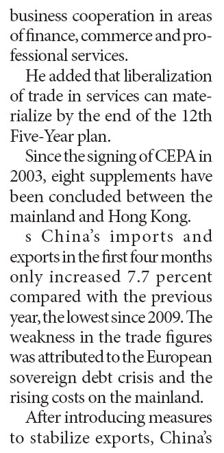 More CEPA benefits for HK firms and professionals to be introduced