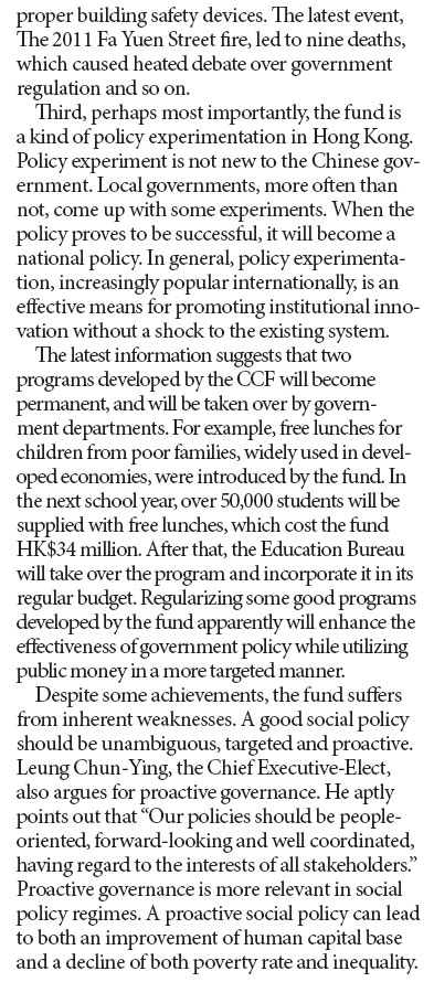 No handouts in social welfare provision