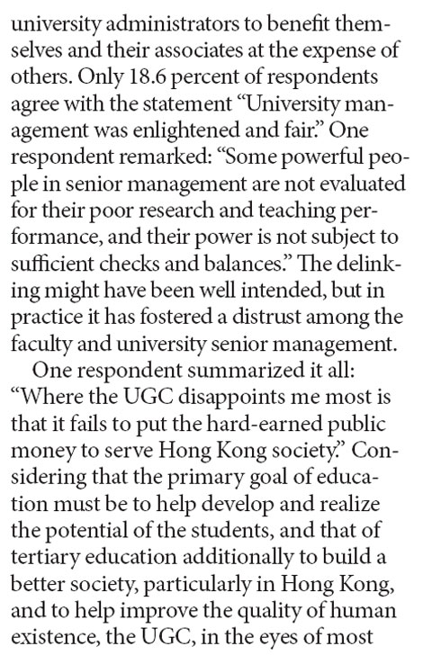 Survey gave bad marks for UGC initiatives and performance