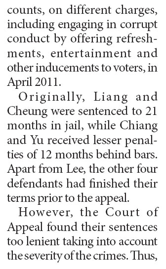 Vote rigging lands extra jail time from court