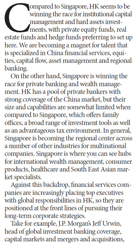 A growing capital management hub