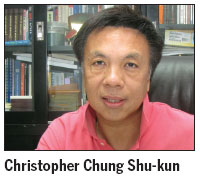 Christopher Chung Shu-kun hopes to beat the odds