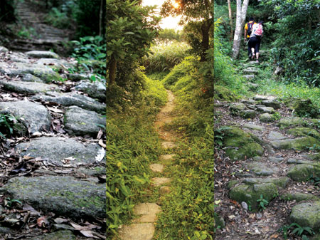 Trekking ancient pathways