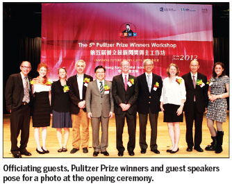Six Pulitzer Prize winners share their experience at HKBU workshop