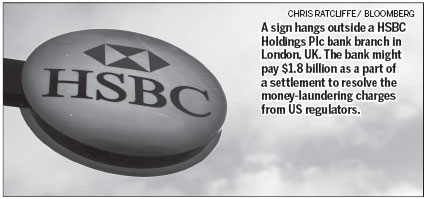 HSBC might pay $1.8b money laundering fine