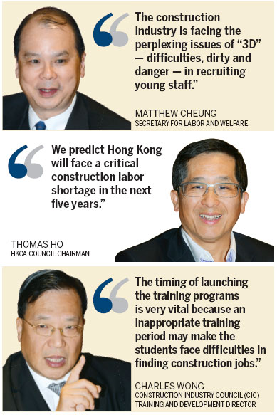 Meeting challenges of HK's construction industry