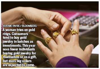 Shanghai reaches for the glitter of gold