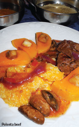 Semolina makes many dishes; Griessbrei, Kasari, Soonji, Pudding, Gnocchi and Polenta