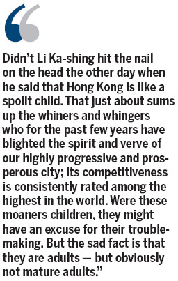 Telling it like it is: Li Ka-shing offers sage advice to the city