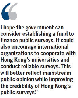 HK needs more objective public opinion surveys
