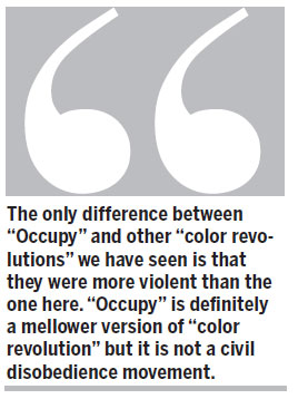 'Occupy Central' is a 'color revolution'