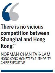 Hong Kong won't be marginalized, says HKMA chief