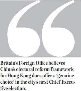 Britain adopts pragmatic policy toward Hong Kong