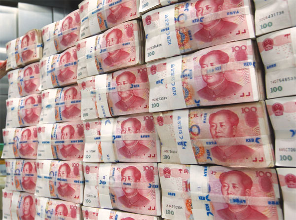 enminbi hits 2-year low after central bank rate c