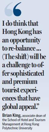 Re-balance is key to reversing the tourism downtrend