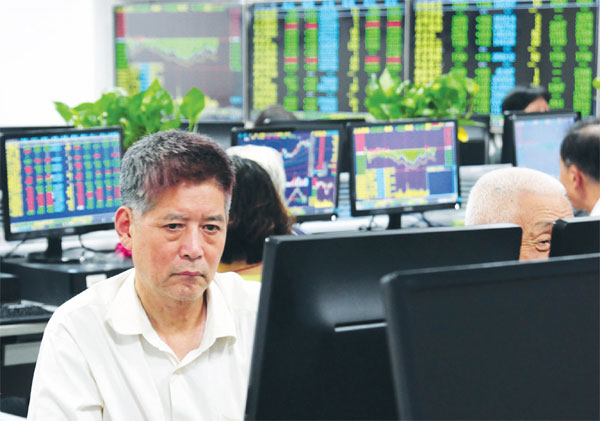 Stock price swings bring out the greed and fea