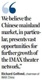 Movie boom propels IMAX China share sale