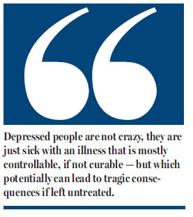 Depression is still the most misunderstood of illnesses