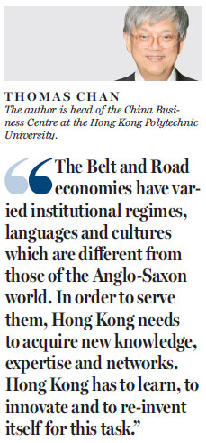 HK must embrace Belt and Road Initiative