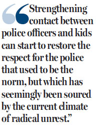 Boost our young people's respect for police and the law