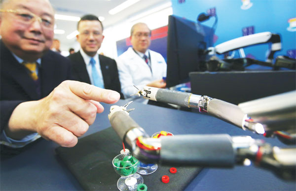 PolyU unveils revolutionary robot for less invasive surgery