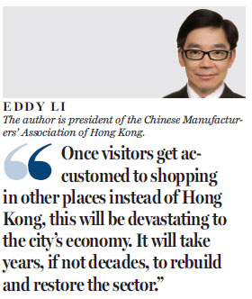 Hong Kong must stop the demise of its tourist industry <BR>
